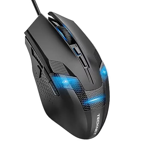 TeckNet M268-Black Wired Optical Mouse image