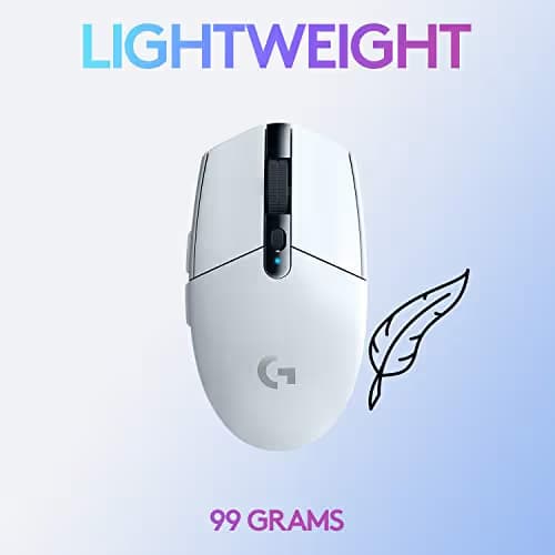 Logitech G305 LIGHTSPEED Wireless Optical White Gaming Mouse image