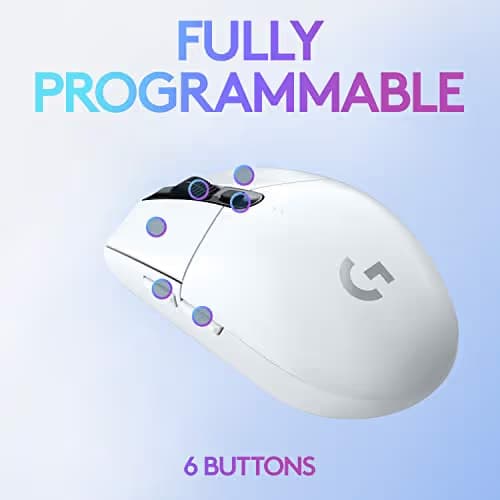 Logitech G305 LIGHTSPEED Wireless Optical White Gaming Mouse image