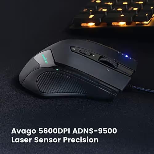 Perixx MX-2000B Laser Wired Mouse image