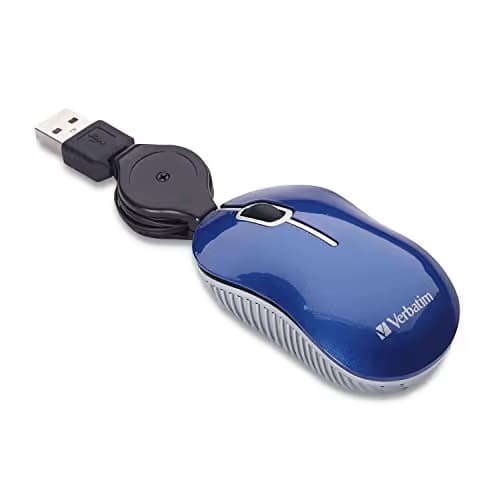 Verbatim 98616 Go Mini Travel Commuter Wired Optical Mouse image