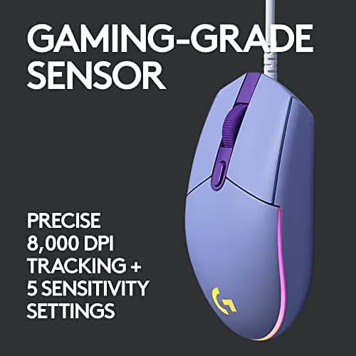 Logitech G203 Lightsync Wired Optical Mouse image