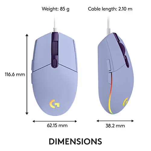 Logitech G203 Lightsync Wired Optical Mouse image