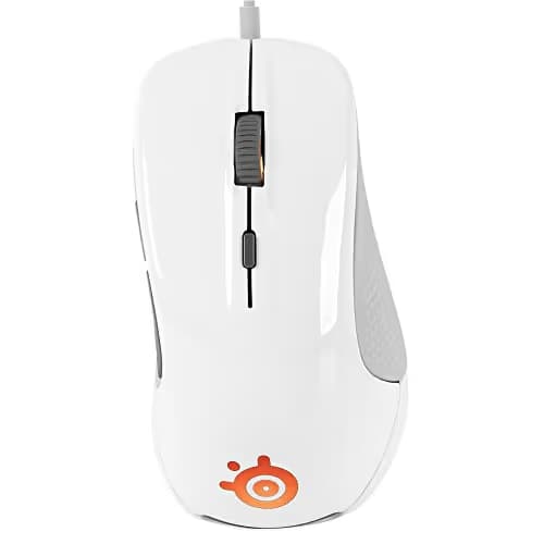 SteelSeries Rival 300 Orange / White Wired Optical Gaming Mouse image