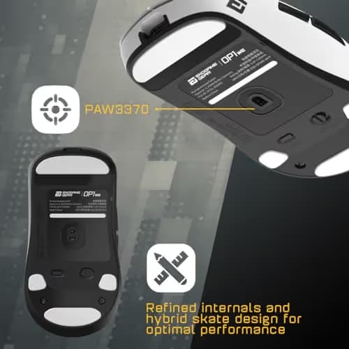 Endgame Gear OP1we White Wireless/Wired Optical Mouse image