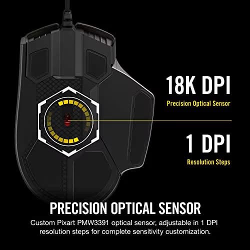 Corsair GLAIVE RGB PRO Optical Wired Gaming Mouse image