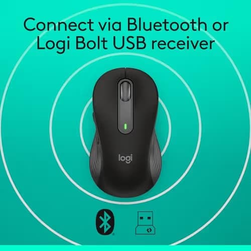 Logitech M650 L Bluetooth Wireless Optical Mouse image