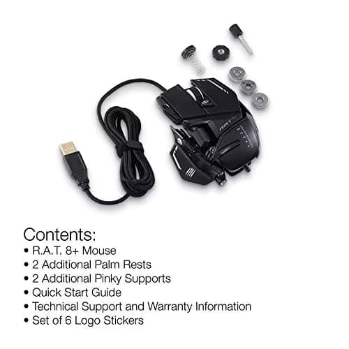 Mad Catz The Authentic R.A.T 8+ Wired Optical Mouse image