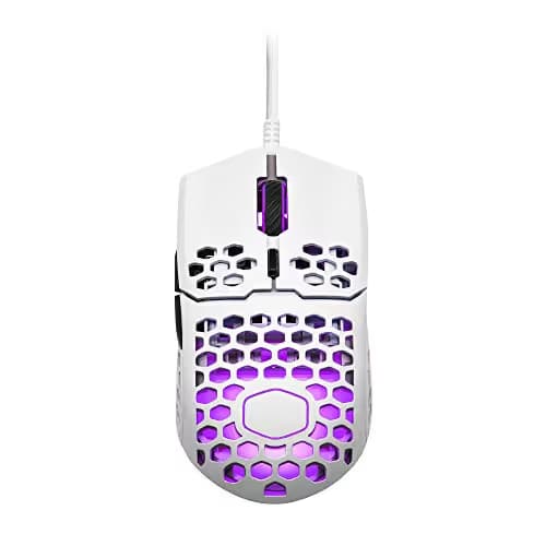 Cooler Master MM711 Matte White Wired Optical Mouse image