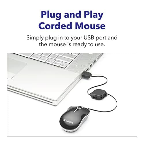 Verbatim 98113 Wired Optical Mouse image