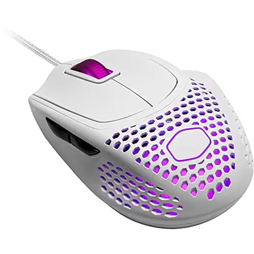 Cooler Master MM720 Matte White Optical Wired Gaming Mouse image