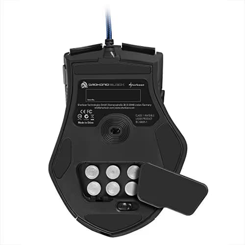 SHARKOON Drakonia Black Wired Laser Gaming Mouse image