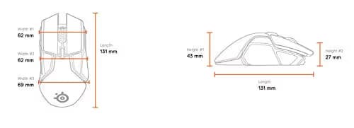 SteelSeries Rival 650 Wireless Wireless Optical Mouse image