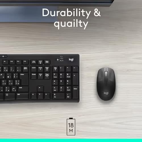 Logitech M191 Full-Size Wireless Optical Mouse image