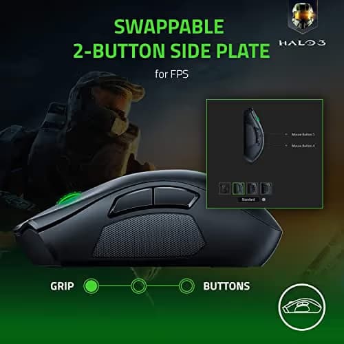 Razer Naga Pro Wireless Optical Gaming Mouse image