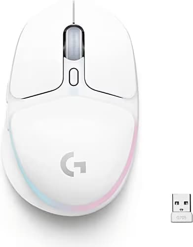 Logitech G705 Wireless/Wired/Bluetooth Optical Gaming Mouse image