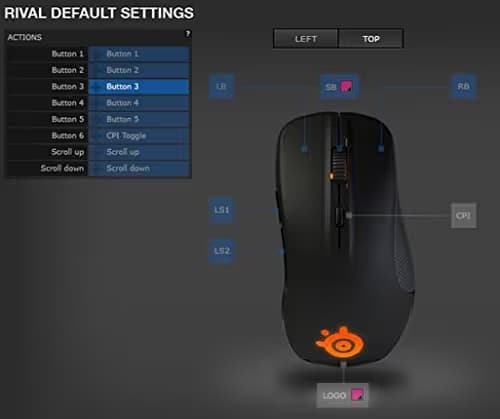 SteelSeries Rival Wired Optical Gaming Mouse image