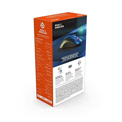SteelSeries Rival 3 Wireless Optical Gaming Mouse image