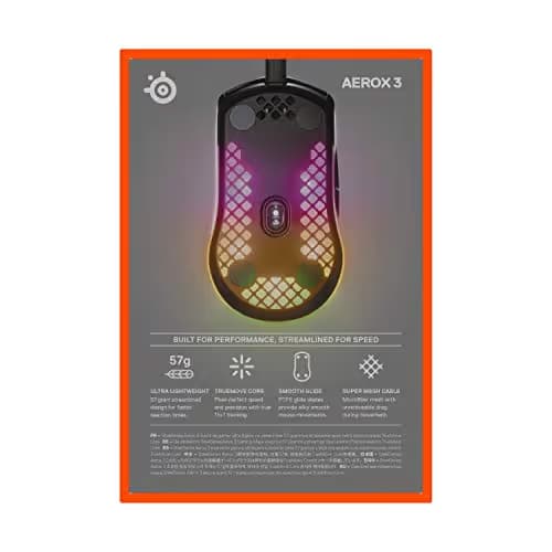 SteelSeries Aerox 3 Wired Optical Gaming Mouse image