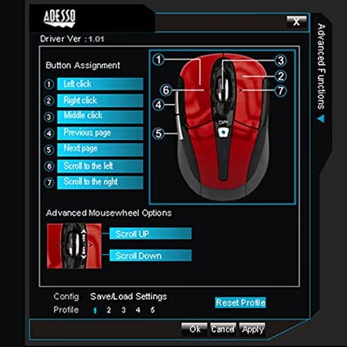 Adesso iMouse S60L Wireless Optical Mouse image