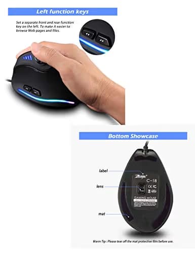 Zelotes C-18 Optical Wired Mouse image