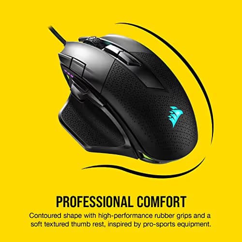 Corsair NIGHTSWORD RGB Wired Optical Mouse image