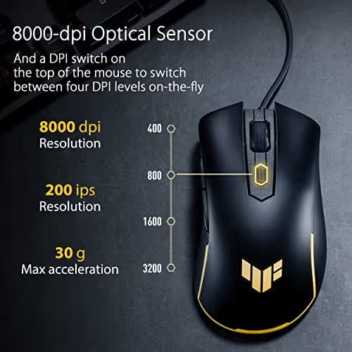 Asus TUF Gaming M3 Gen II Optical Wired Gaming Mouse image