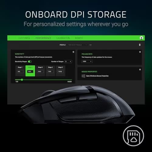 Razer Basilisk X HyperSpeed Wireless Optical Gaming Mouse image