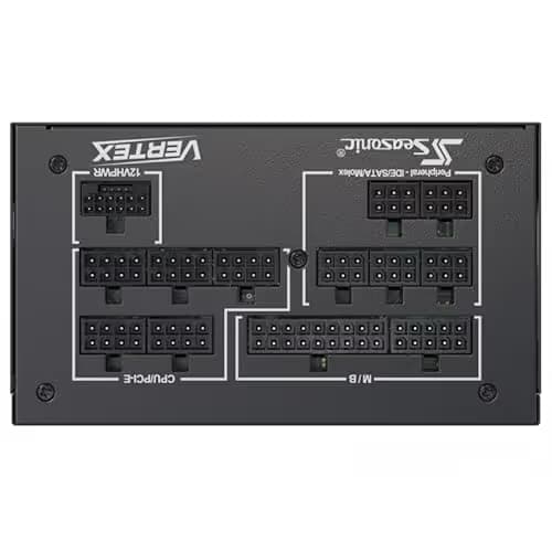 SeaSonic VERTEX GX-1200 Black / Silver 1200W Fully Modular 80+ Gold image