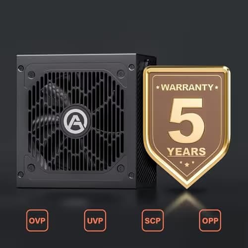 ARESGAME AGV Black ATX 500W Non-Modular 80+ Bronze Certified image
