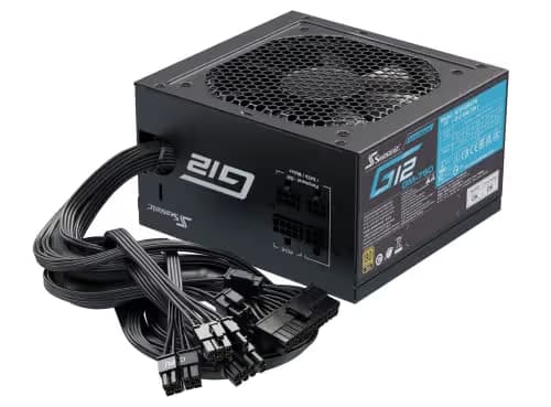 SeaSonic G12 GM Black / Blue 750W Semi-Modular 80+ Gold image
