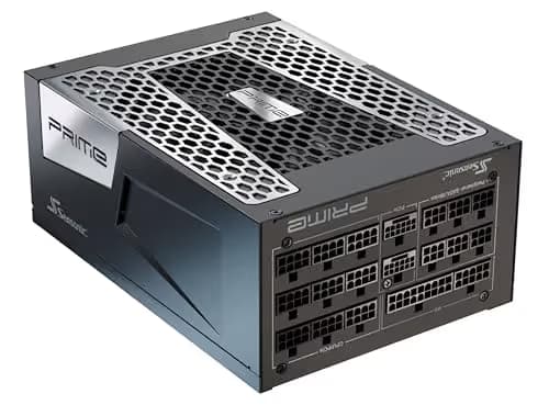SeaSonic PRIME TX-1600 ATX 3.0 Black / Silver 1600W Fully Modular ATX 80+ Titanium Certified main image