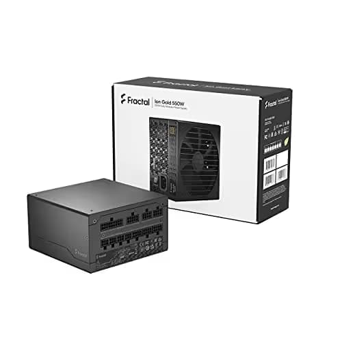 Fractal Design Ion Gold Black 550W Fully Modular 80+ Gold image