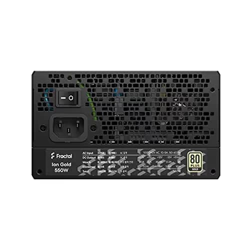 Fractal Design Ion Gold Black 550W Fully Modular 80+ Gold image