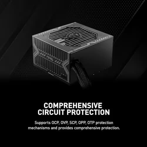 MSI MAG A650BN Black ATX 650W Non-Modular 80+ Bronze Certified image
