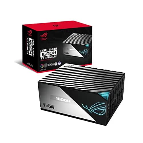 Asus ROG THOR II 1600T Gaming Silver / Black 1600W Fully Modular 80+ Titanium Certified image