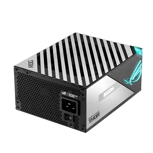Asus ROG THOR II 1600T Gaming Silver / Black 1600W Fully Modular 80+ Titanium Certified image