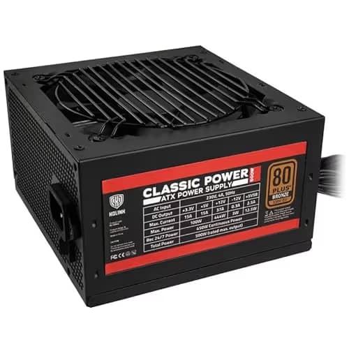KOLINK Classic Power Black / Red 500W Non-Modular 80+ Bronze Certified main image