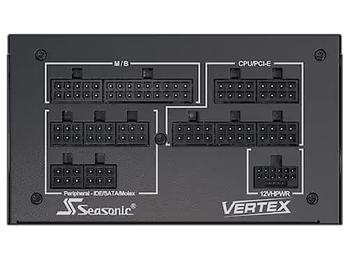 SeaSonic VERTEX GX-850 Black / Silver 850W Fully Modular 80+ Gold Certified ATX image