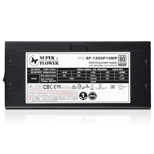 Super Flower Leadex Platinum SE 1200W Fully Modular 80+ Platinum image