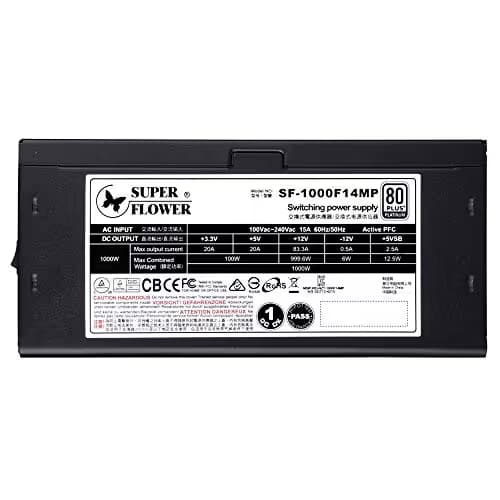 Super Flower Leadex Platinum SE 1000W Fully Modular 80+ Platinum Certified ATX image