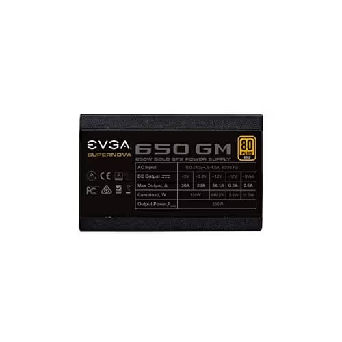 EVGA SuperNOVA 650 GM SFX 650W Fully Modular 80+ Gold Certified image