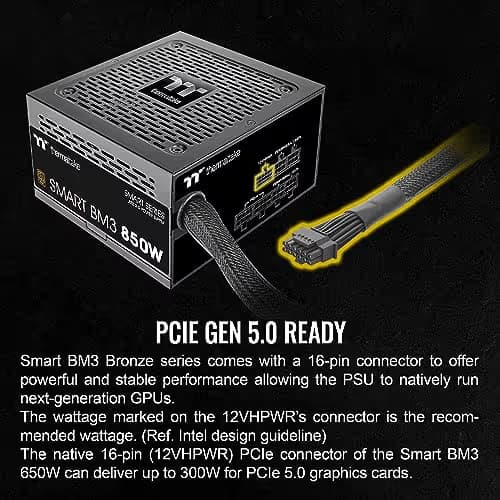 Thermaltake Smart BM3 Black 850W Semi-Modular 80+ Bronze Certified image