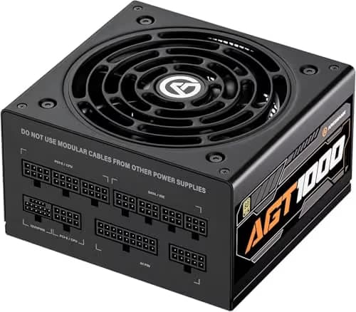 ARESGAME AGT Black 1000W Fully Modular 80+ Gold Certified image