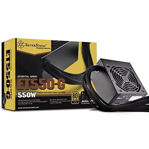 Silverstone Essential Black / Yellow 550W Non-Modular 80+ Gold main image