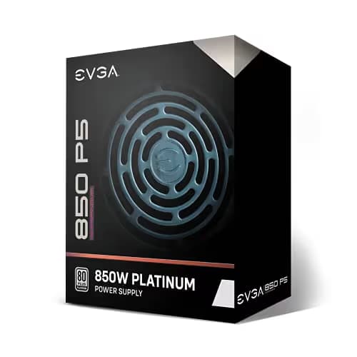 EVGA SuperNOVA 850 P5 Black / Teal 850W Fully Modular 80+ Platinum image