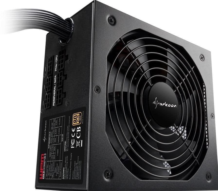 SHARKOON WPM Gold Zero 550W Semi-Modular 80+ Gold image