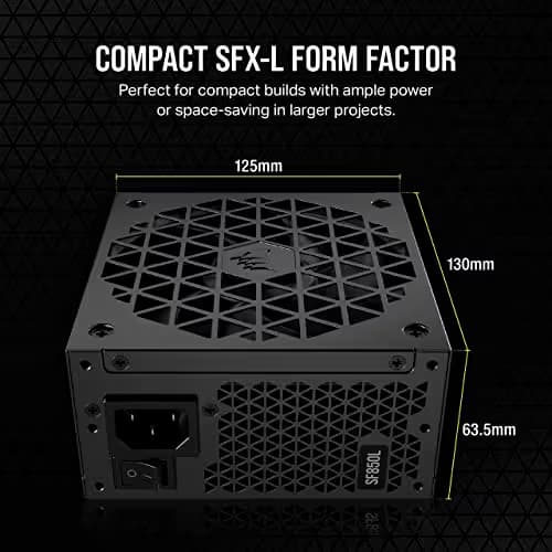 Corsair SF850L Black SFX 850W Fully Modular 80+ Gold Certified image