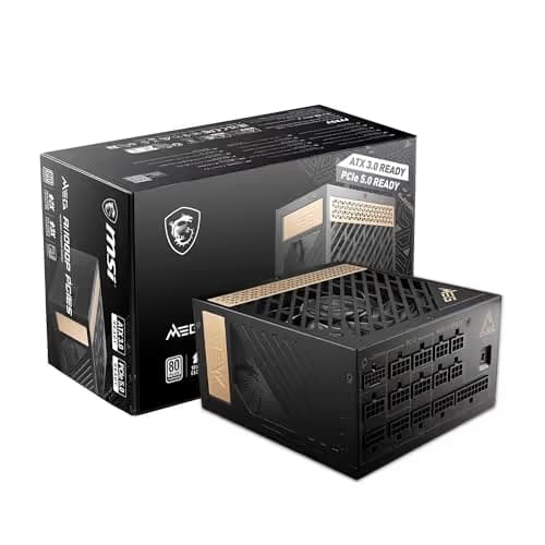 MSI MEG Ai1000P PCIE5 Black / Copper ATX 1000W Fully Modular 80+ Platinum Certified main image