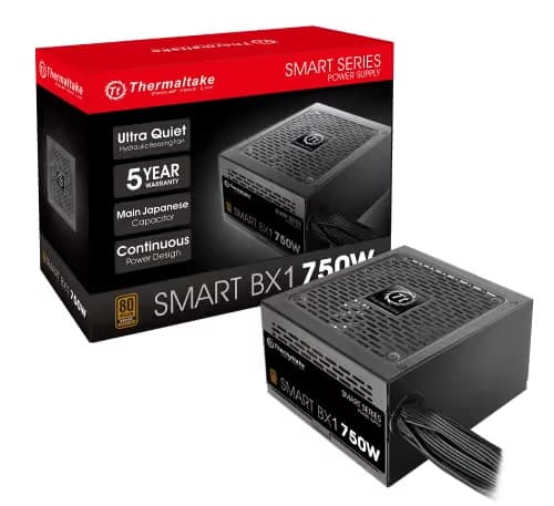 Thermaltake Smart BX1 Black Certified ATX 750W Non-Modular 80+ Bronze image